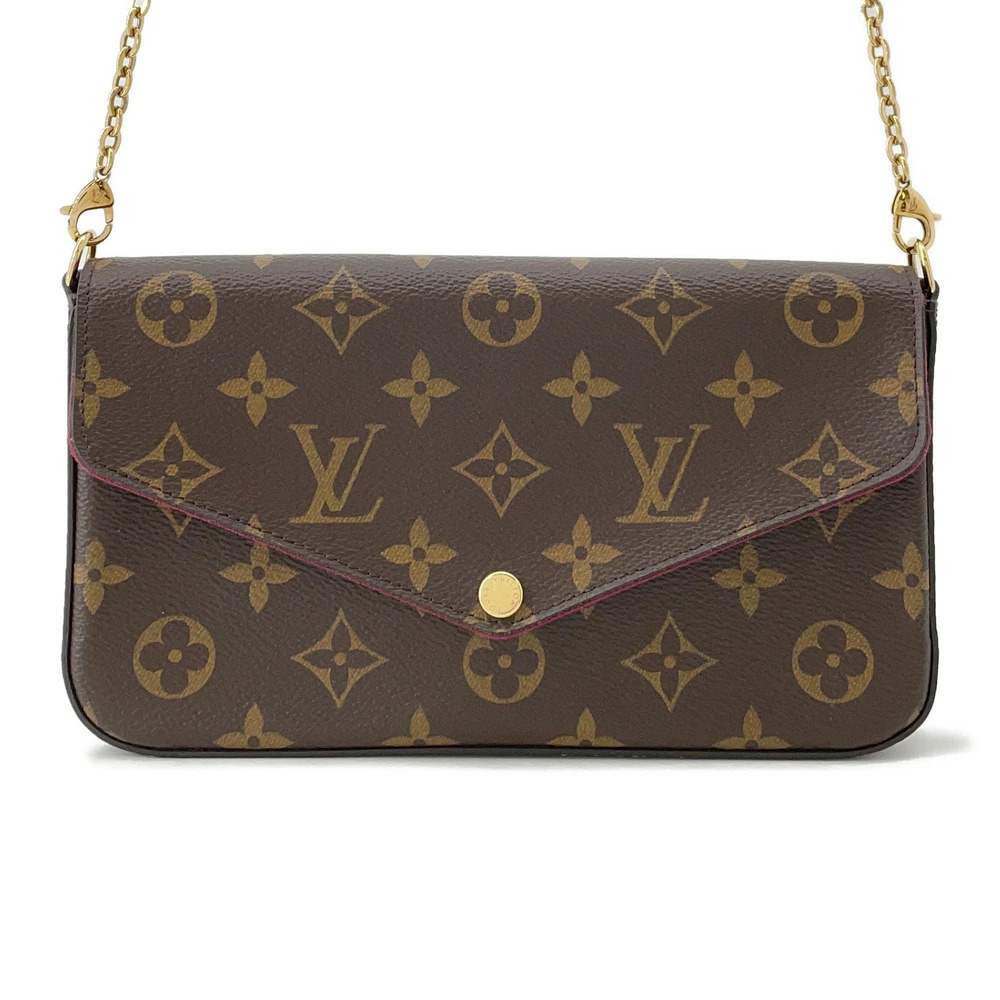 Louis Vuitton Chain Wallet Monogram Pochette Felicie Shoulder Bag